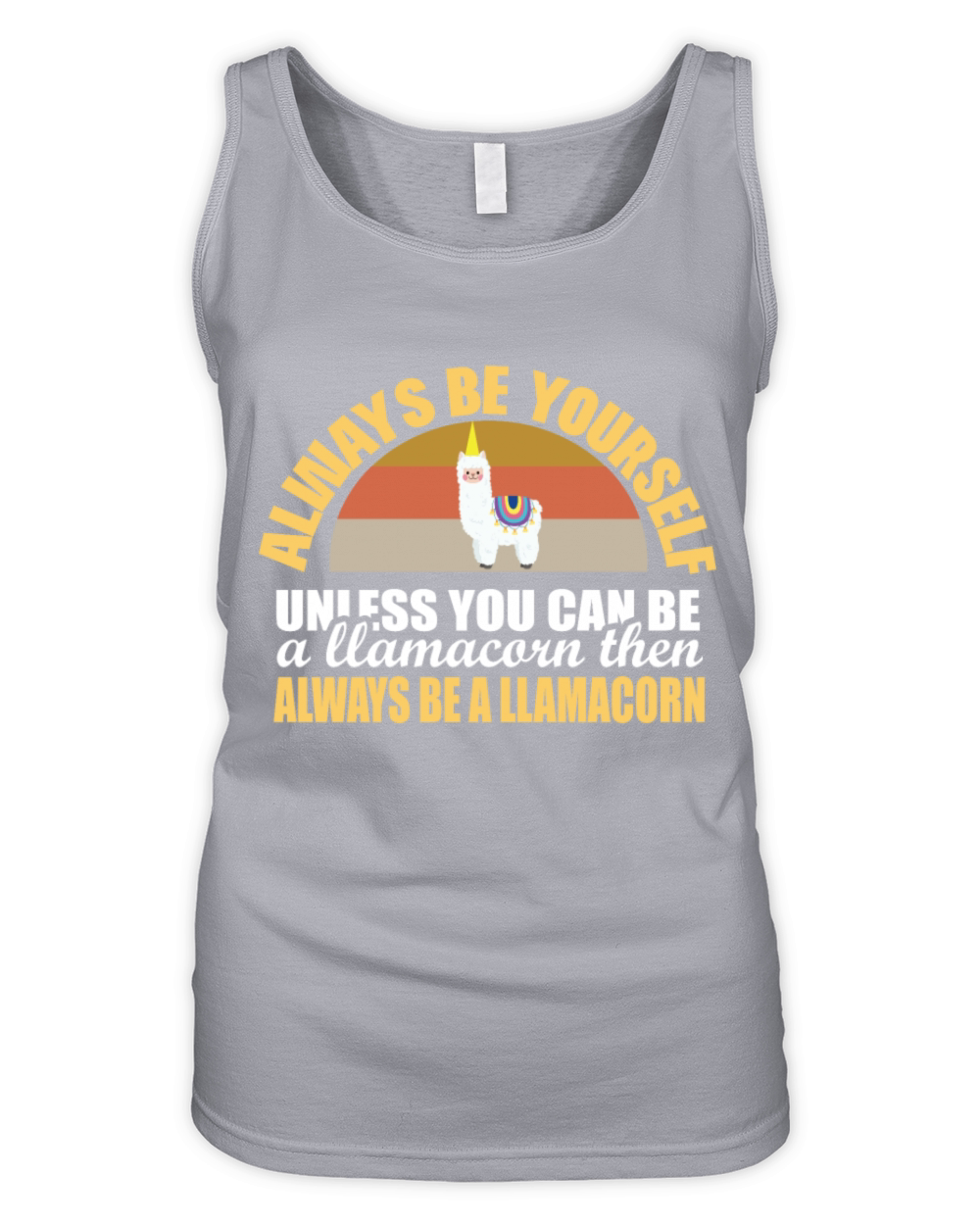 LLama - Unicorn - LLamacorn - Fun - Alpaca Organic Women's Tank Top