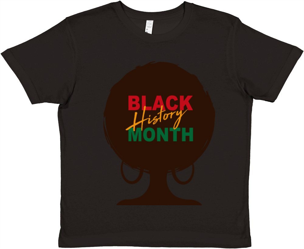 Black History Month Premium Kids Crewneck T-shirt