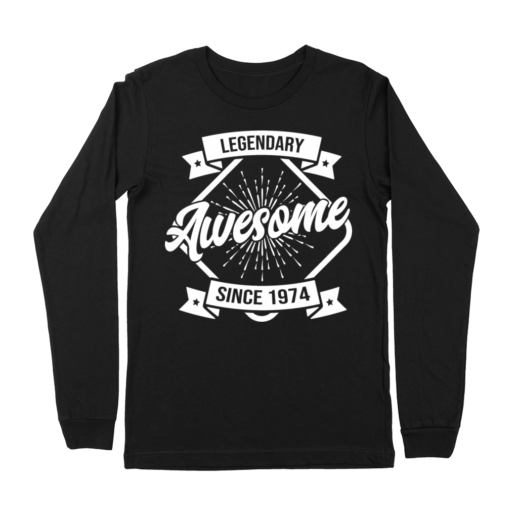 Vintage 1974 birthday legend Premium Long Sleeve