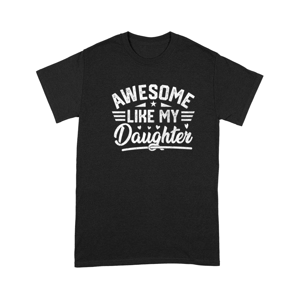Awesome Like My Daughter Vintage for Fathers Day Premium T-shirt