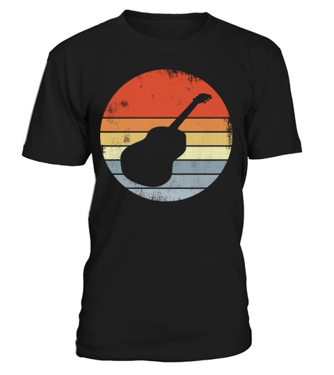 Guitar Drawing Vintage Look T-Shirt Unisex