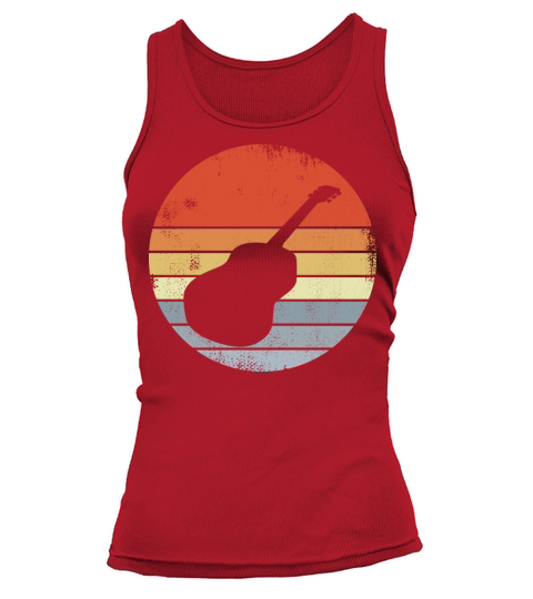 Guitar Drawing Vintage Look Tank top Woman