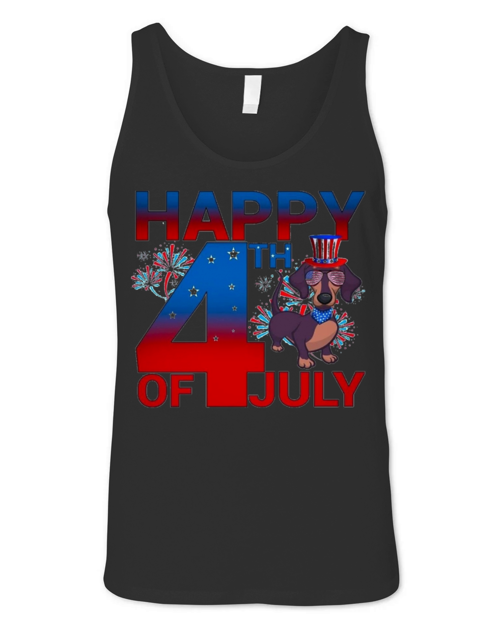 Happy 4th July Unisex Jersey Tank