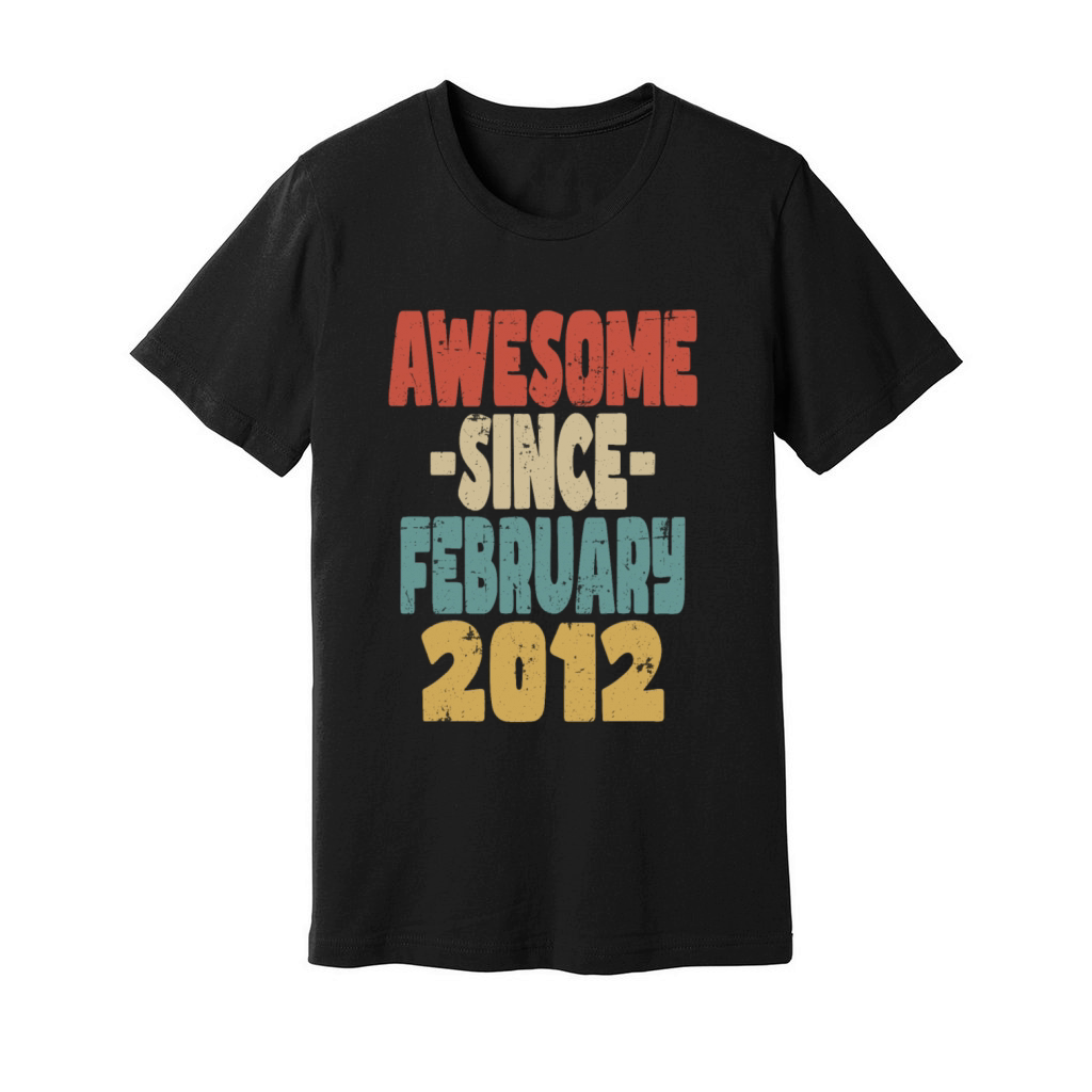 Awesome February 2012 Unisex Jersey Tee
