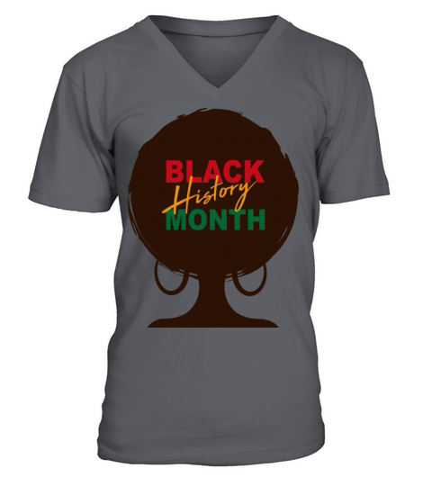 Black History Month V-Neck T-shirt