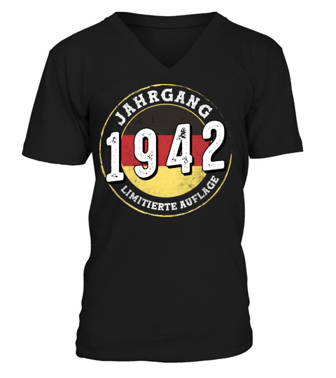 Jahrgangs 1942 Vintage 1942 Limitierte Auflage 82 V-Neck T-shirt