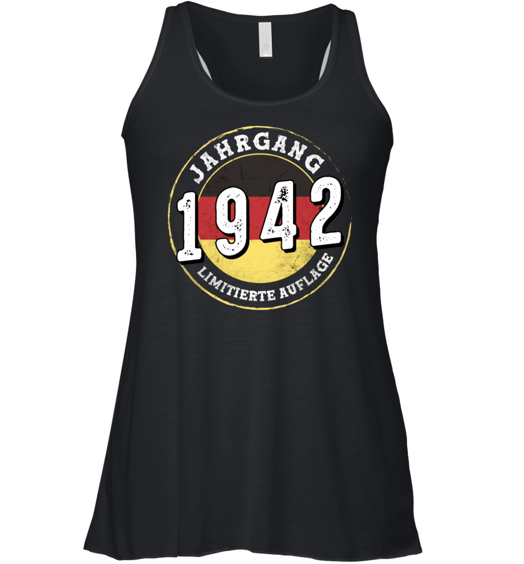 Jahrgangs 1942 Vintage 1942 Limitierte Auflage 82 Women's Flowy Tank Top