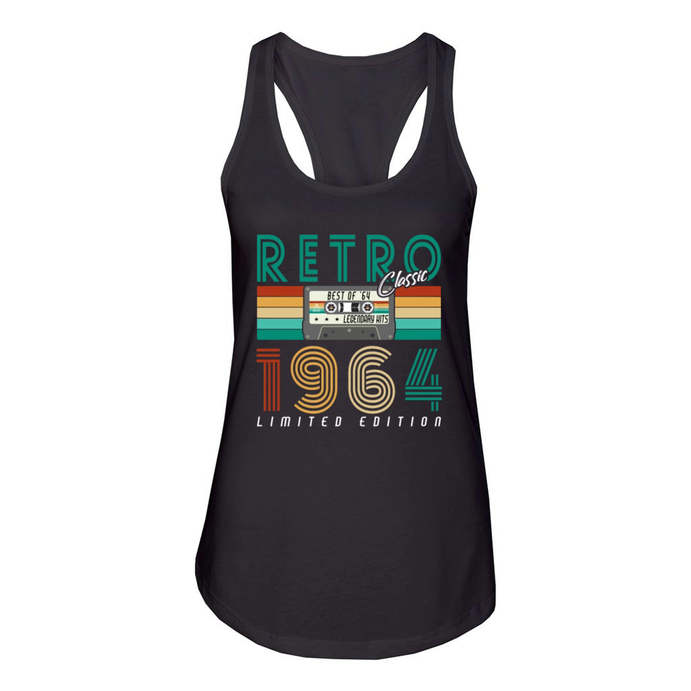 60th birthday 2024 Celebrate the best of 1964 Women's Racerback Tank