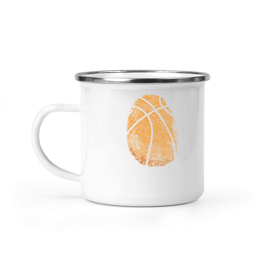 Fingerprint Basketball Ball Sports America Camping Mug
