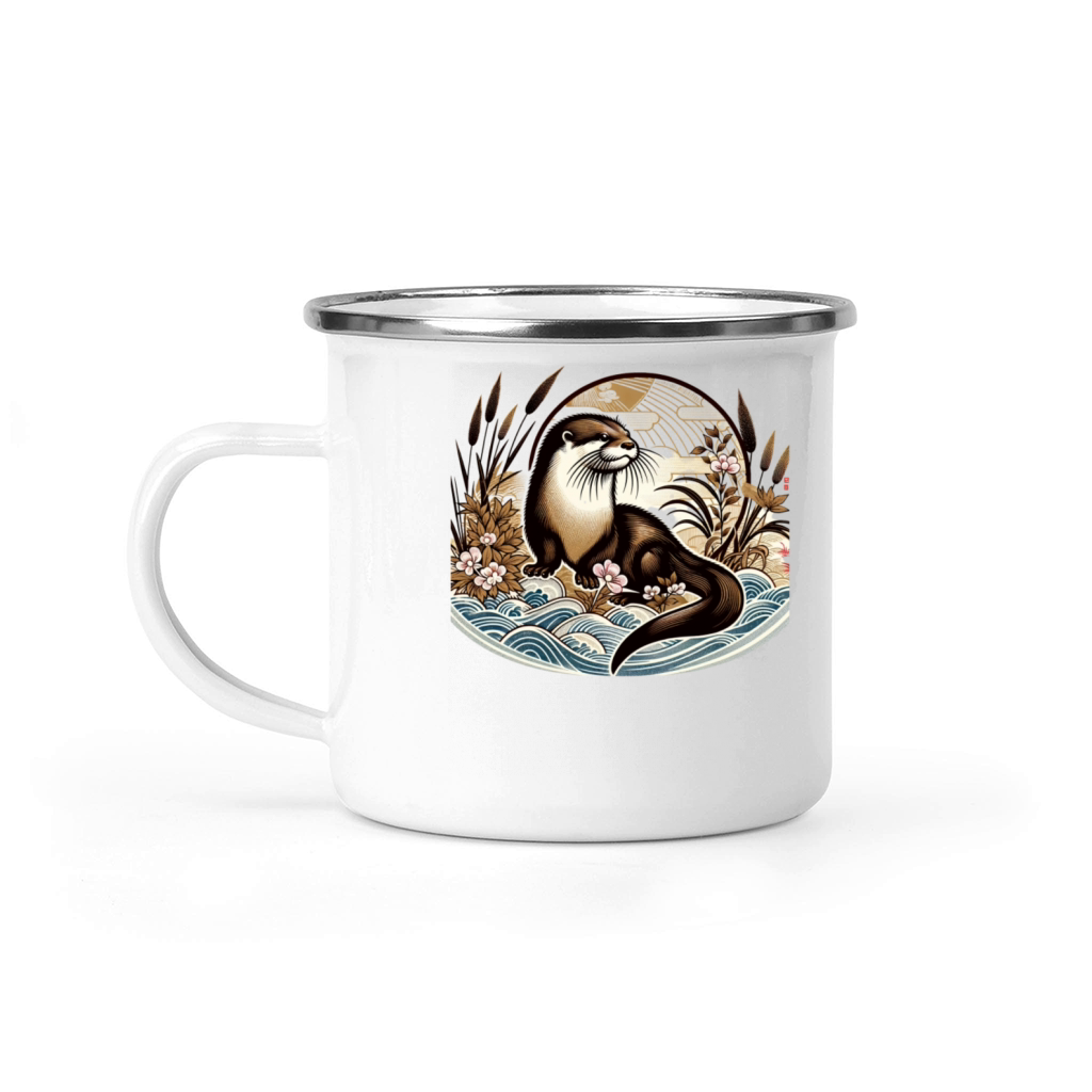 Floral Wildlife Vintage Flower Japanese Art Cute Camping Mug