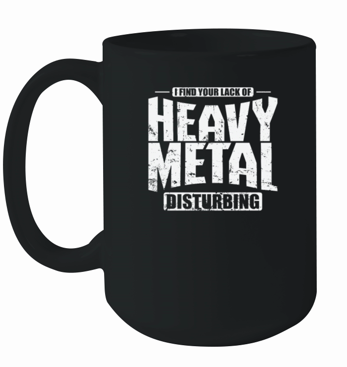 Heavy Metal Disburbing Music Band Genre Ceramic Mug
