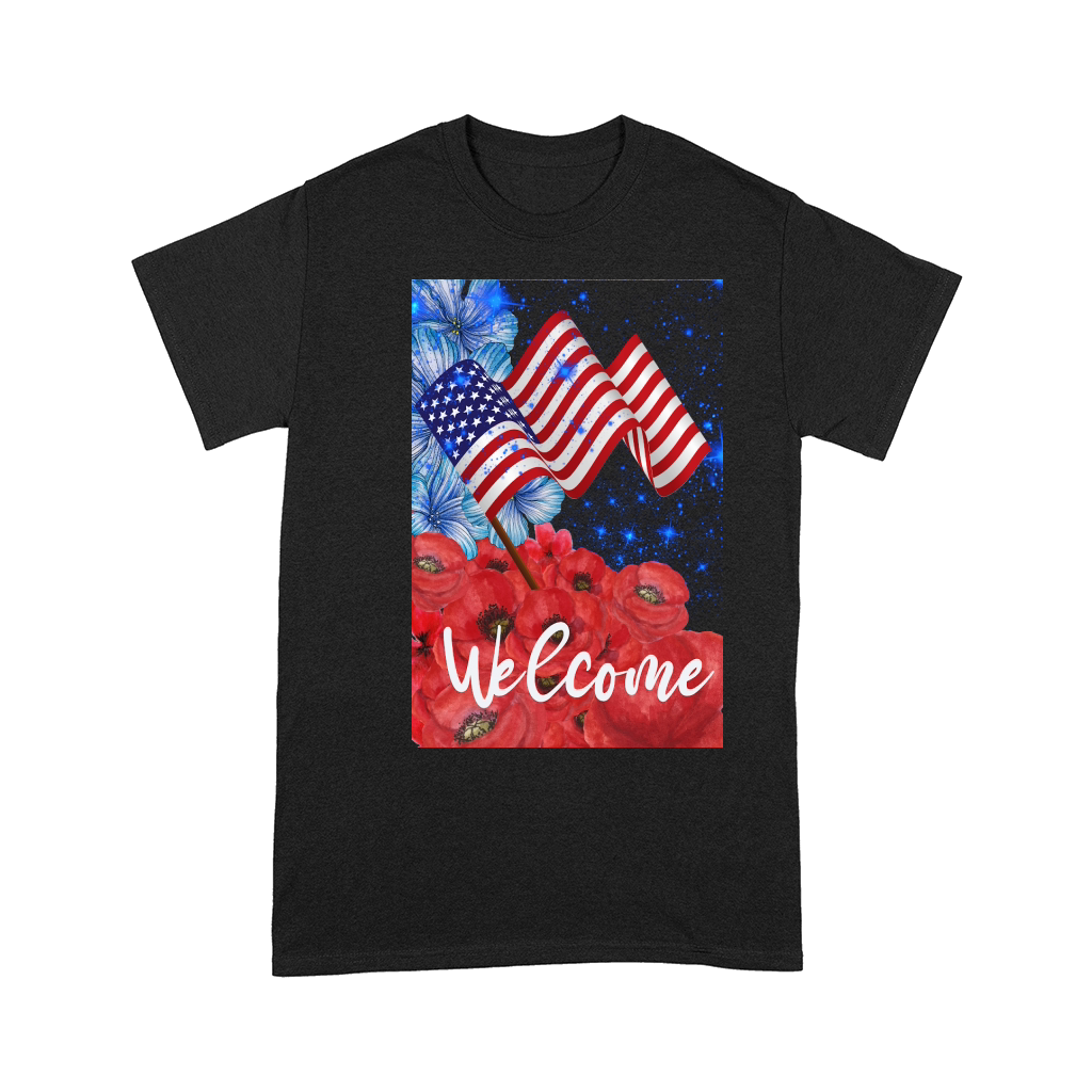 Welcome 4th of July Garden Comfort T-shirt