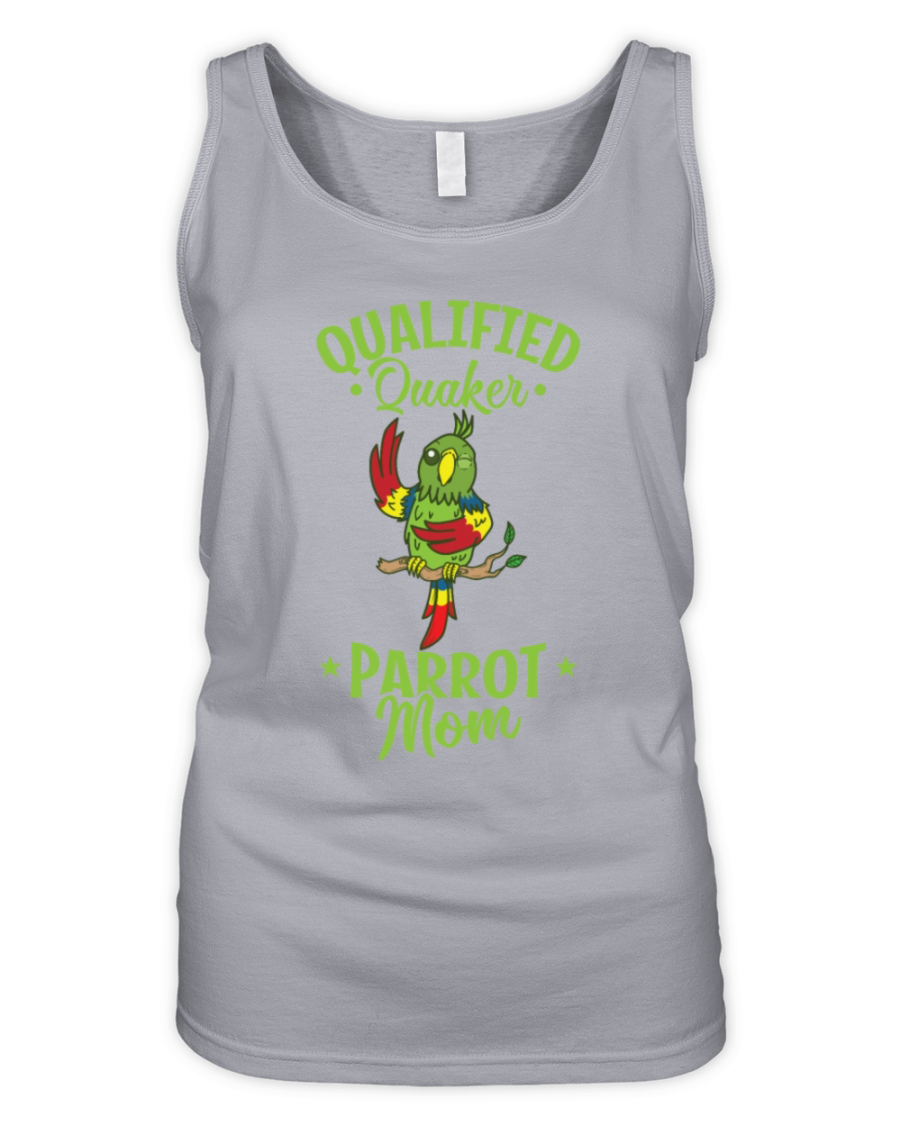 Qualified Quaker Parrot Mom Animal Bird Organic Women's Tank Top