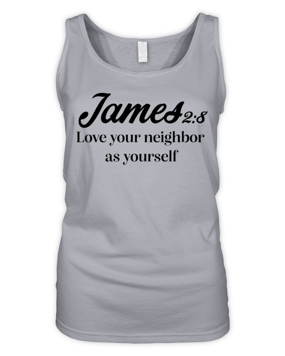 Quote bible verse Jesus Christ faith God Clothing Organic Women's Tank Top