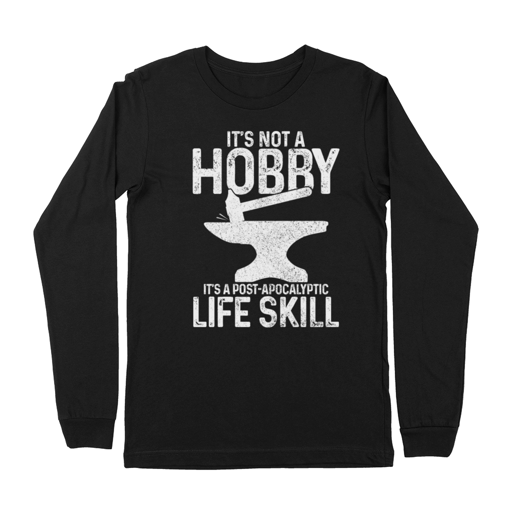 Blacksmith Knife Making Blacksmithing Premium Long Sleeve