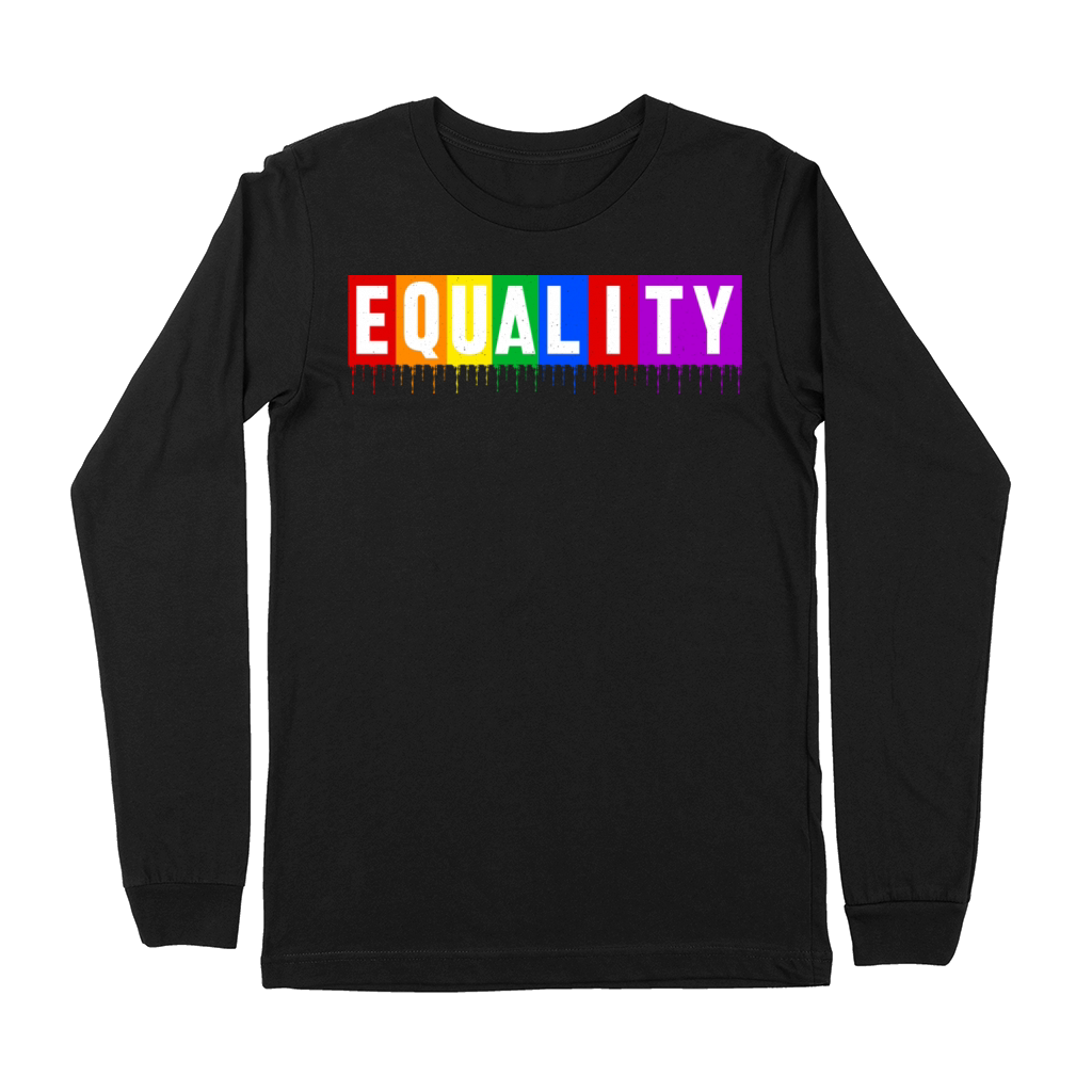 Rainbow Gay Funny T-shirt Gift idea Premium Long Sleeve