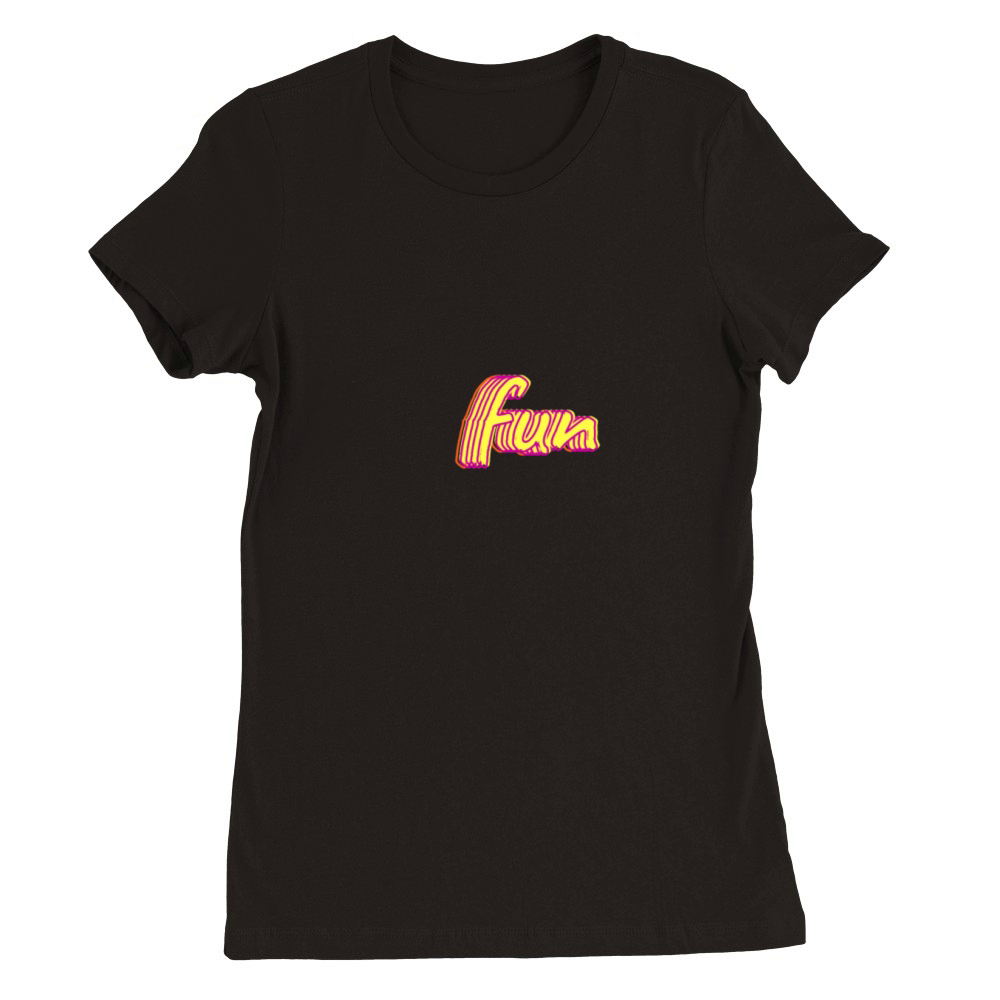 Glow to Fun Premium Womens Crewneck T-shirt