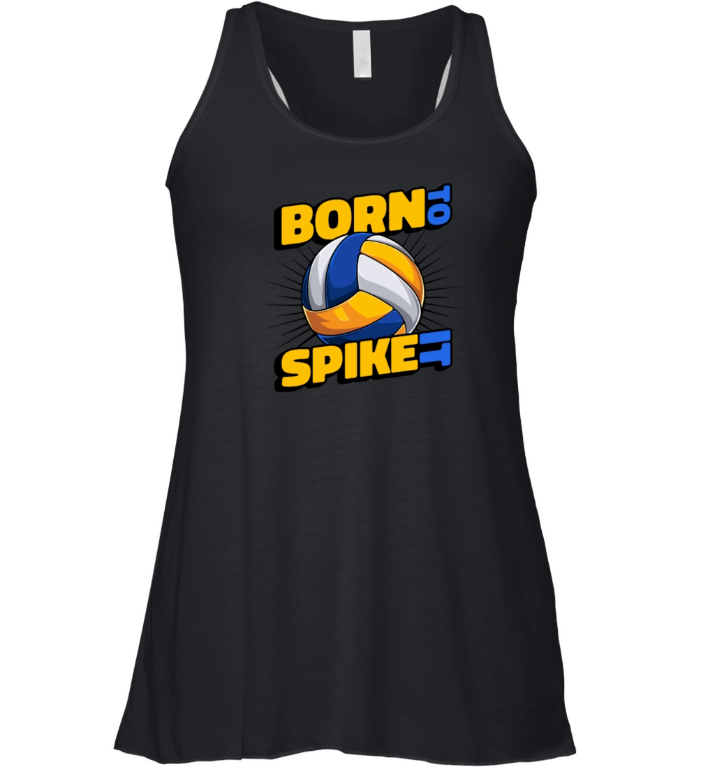 Born To Spike It Coach Team Player Trainer Women's Flowy Tank Top