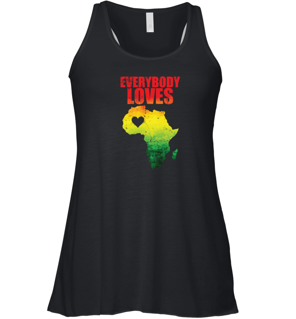 Everybody Loves Continent Africa Map Women's Flowy Tank Top