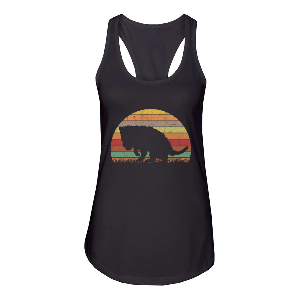Opossum Retro Possum Vintage Women's Racerback Tank