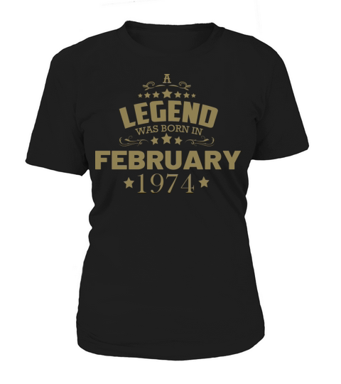 February 1974 Birthday Vintage Women's T-Shirt