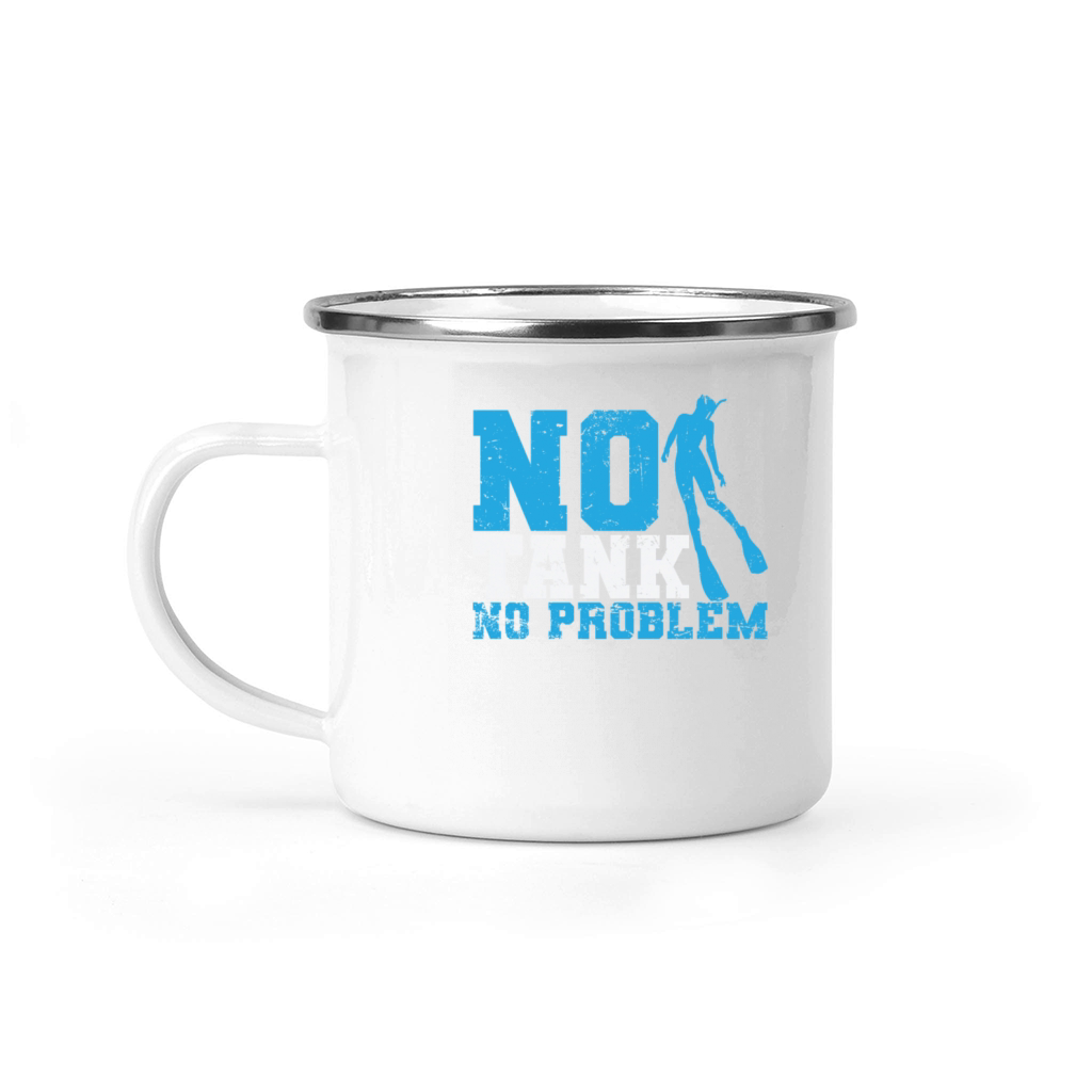 Apnoea Diving No Tank No Problem Camping Mug