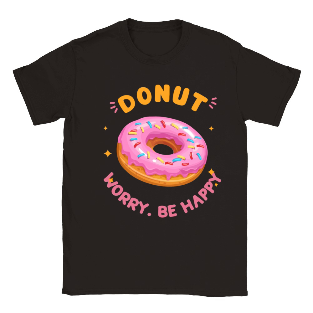 Funny Food Quotes Donut Style Classic Kids Crewneck T-shirt