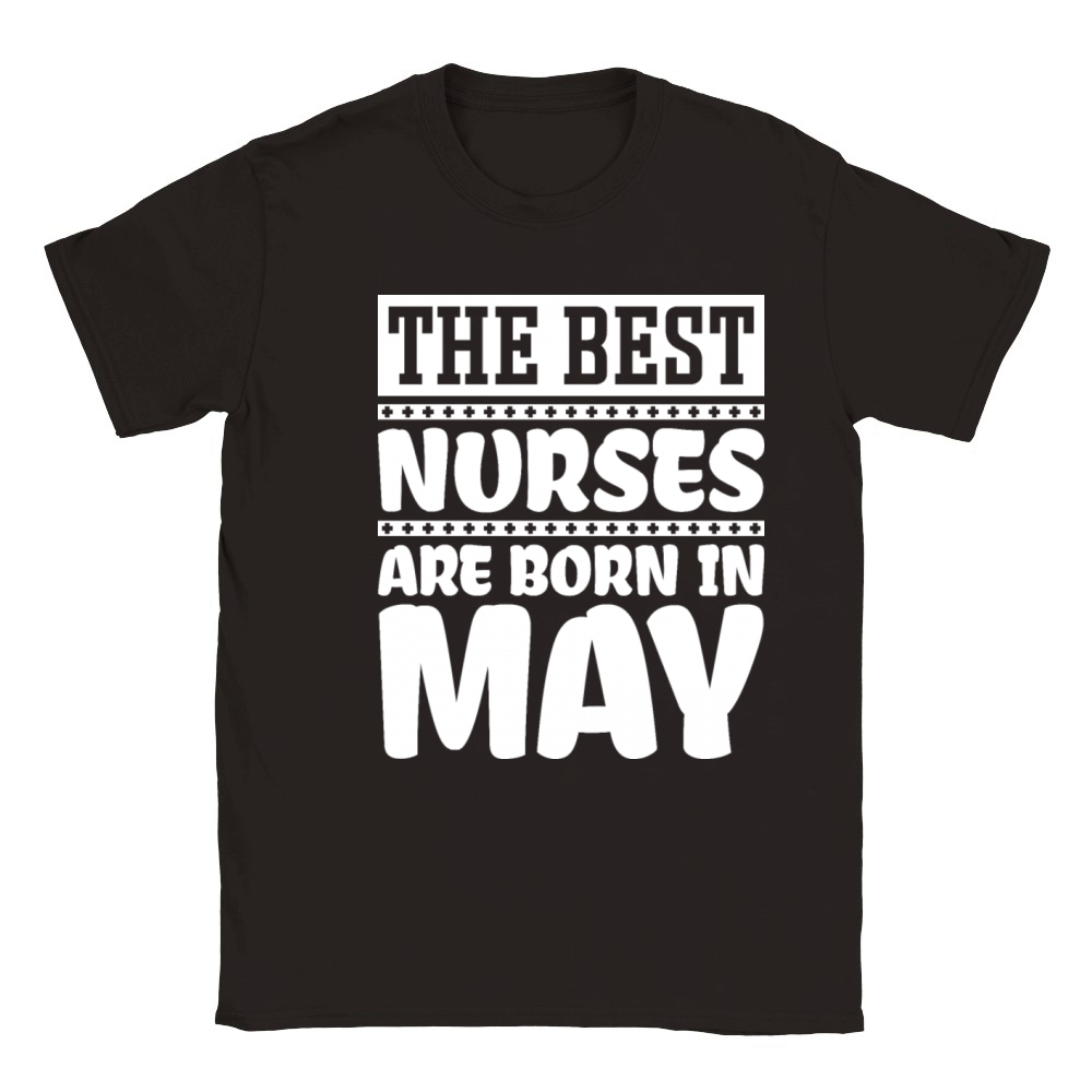 The best nurses are born in May Classic Kids Crewneck T-shirt