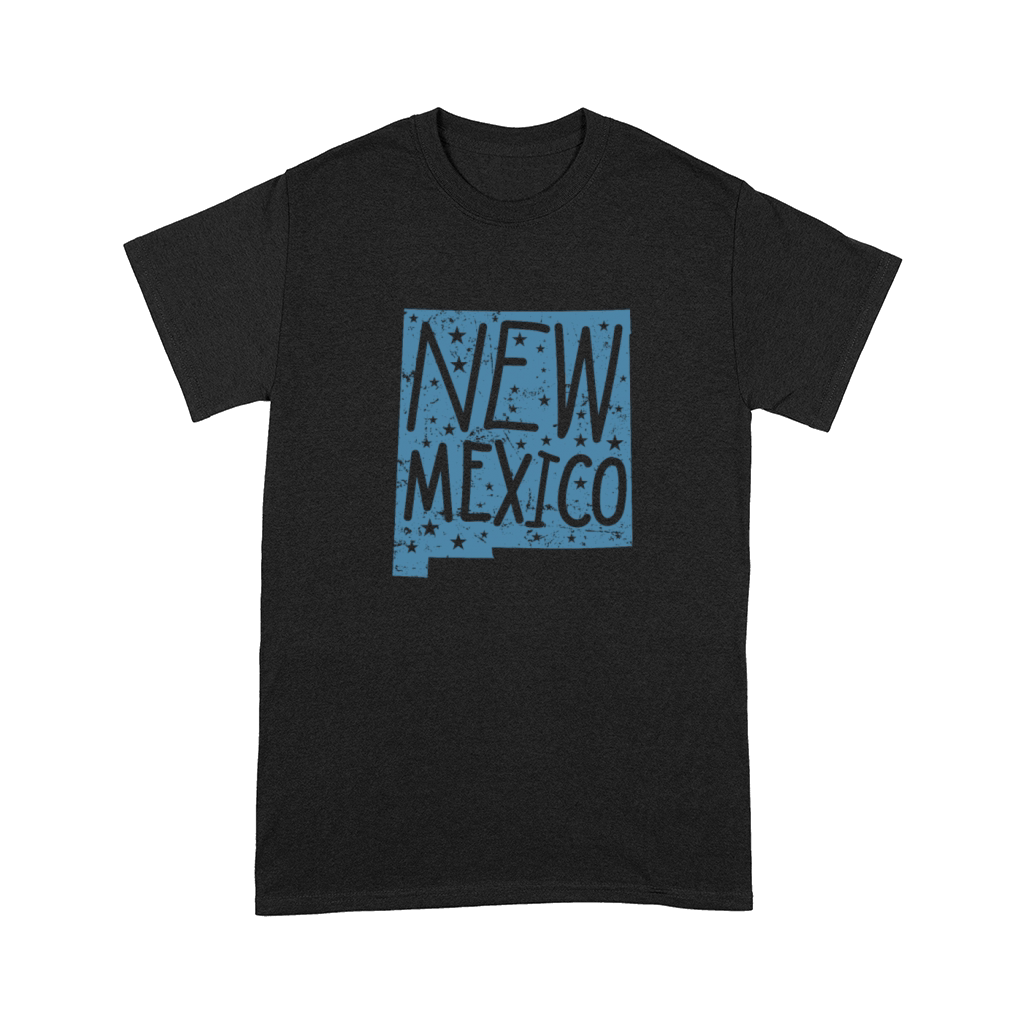 New Mexico Map Outline USA America Comfort T-shirt