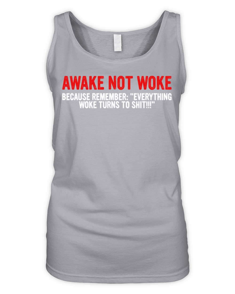 Awake Not Woke Organic Women's Tank Top