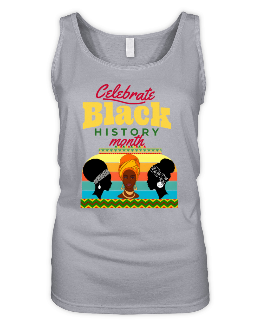 Unity in Diversity Commemorative Black History Organic Women's Tank Top