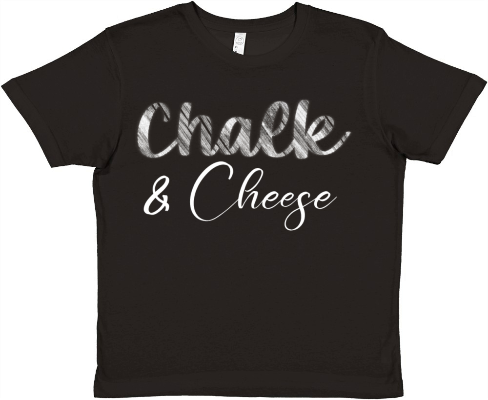 CHALK AND CHEESE Premium Kids Crewneck T-shirt