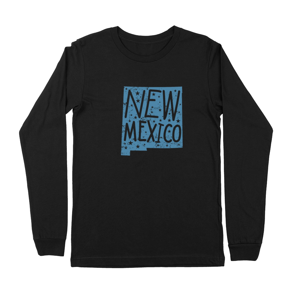New Mexico Map Outline USA America Premium Long Sleeve