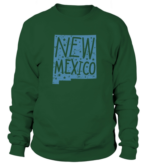New Mexico Map Outline USA America Sweatshirt Unisex