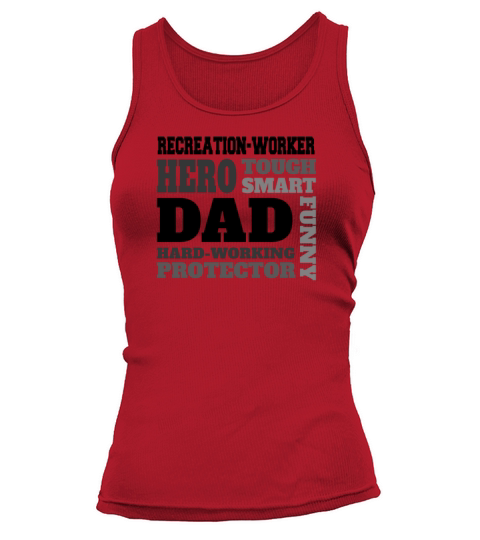 Daddy job funny Quote Dad recreation-worker Tank top Woman