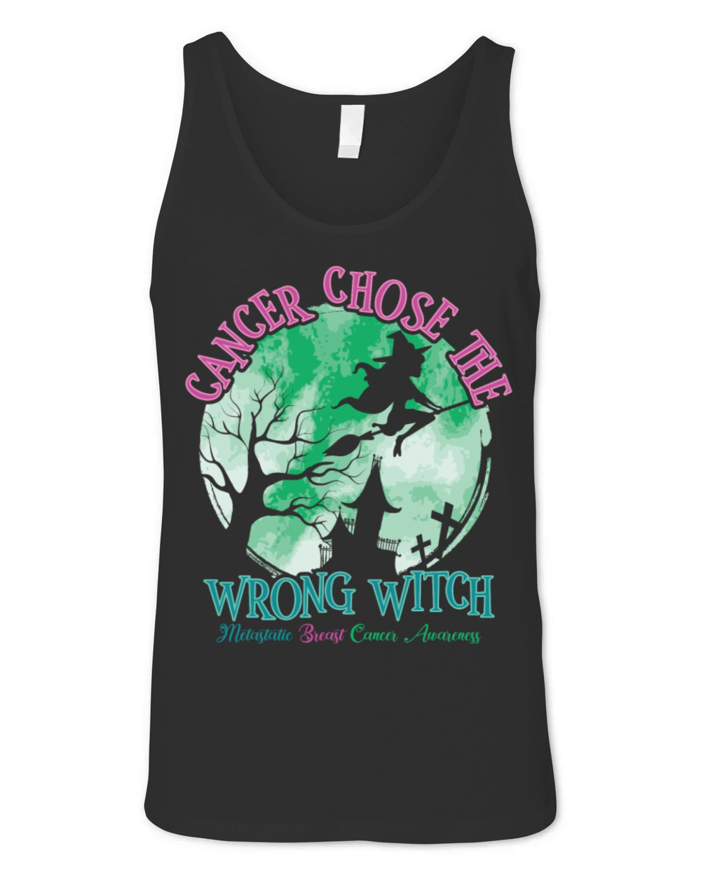 Cancer Witch Metastatic Breast Cancer Unisex Jersey Tank