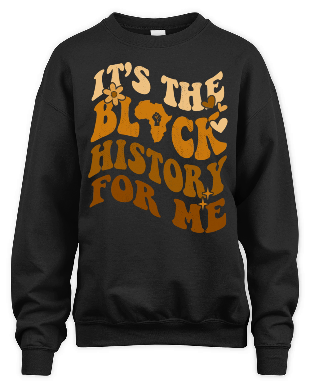Its The Black History for Me African American Unisex Premium Crewneck Sweatshirt
