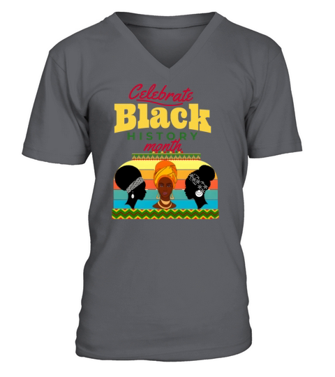 Unity in Diversity Commemorative Black History V-Neck T-shirt