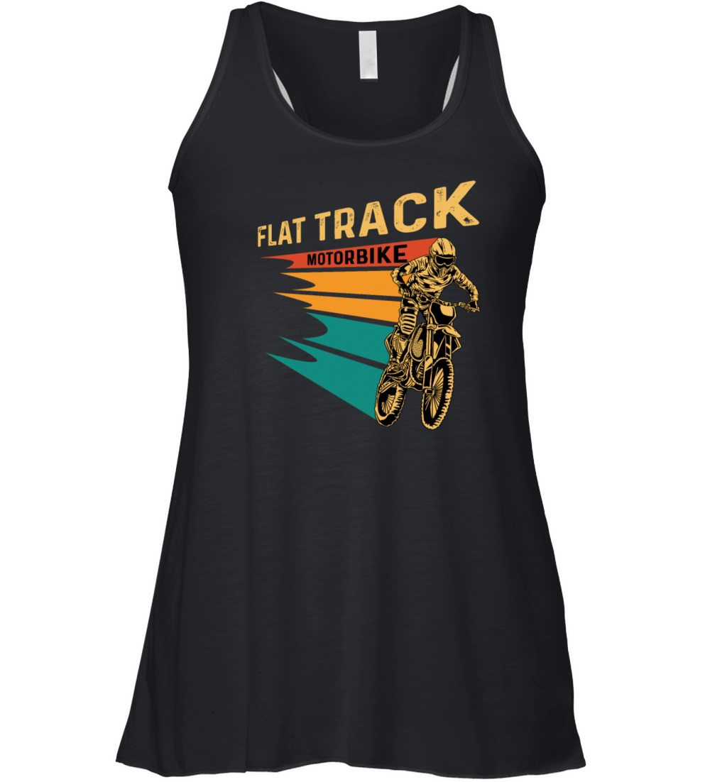 Flat Track Racer Gift Women's Flowy Tank Top