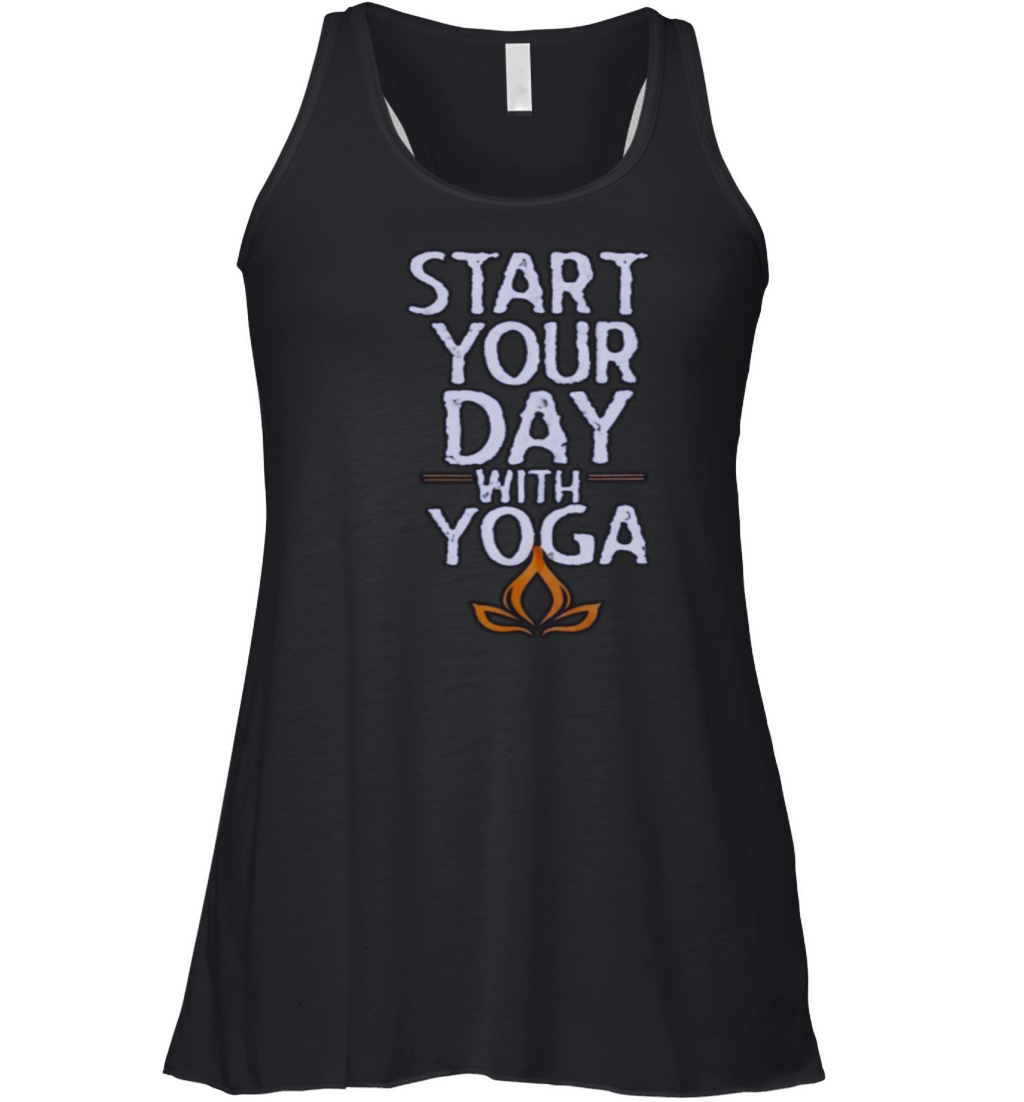 START YOUR DAY WITH YOGA Women's Flowy Tank Top