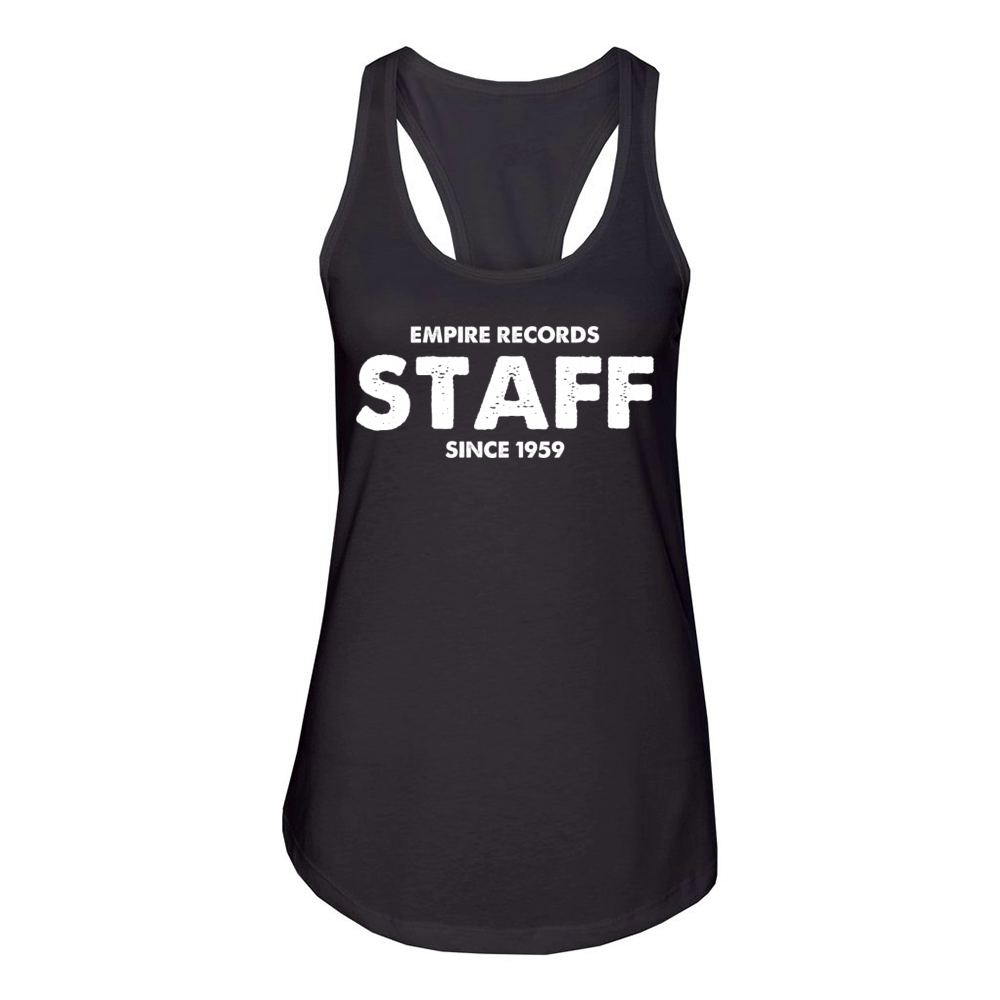 Empire Records Staff Since 1959 Women's Racerback Tank