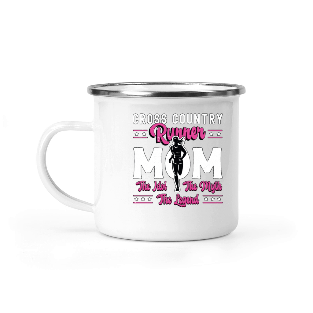 Cross Country Runner Mom The Idol Loves Running Camping Mug