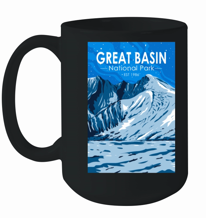 Great Basin National Park Wheeler Peak Vintage Ceramic Mug