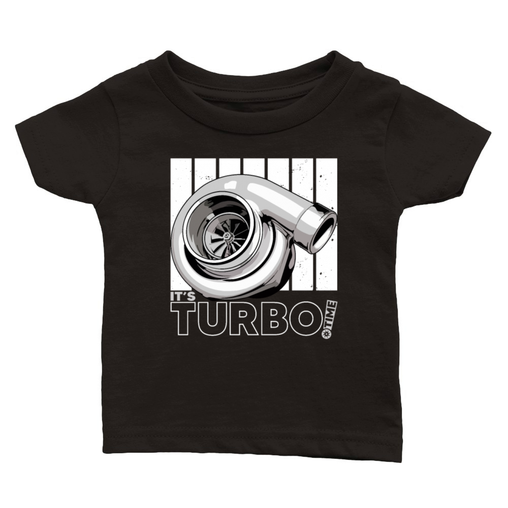 its Turbo Time - Vintage Boost Design Classic Baby Crewneck T-shirt