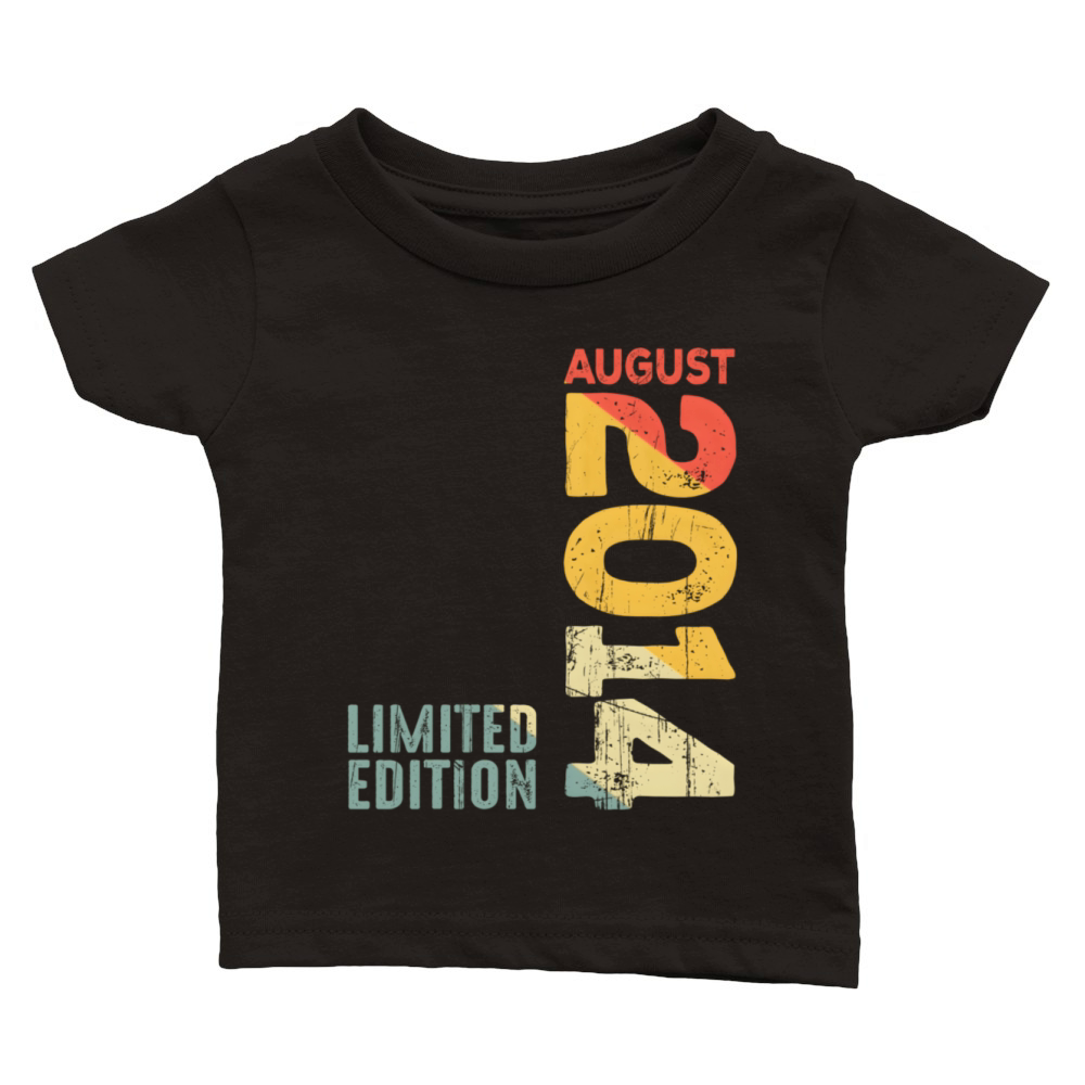 Year 2014 August 2014 2014 2014 Since 2014 Classic Baby Crewneck T-shirt