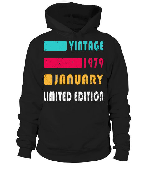 45th birthday 45 years January 1979 Hoodie Unisex
