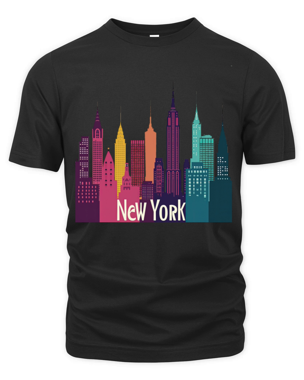 New York City Skyline Organic Unisex T-shirt