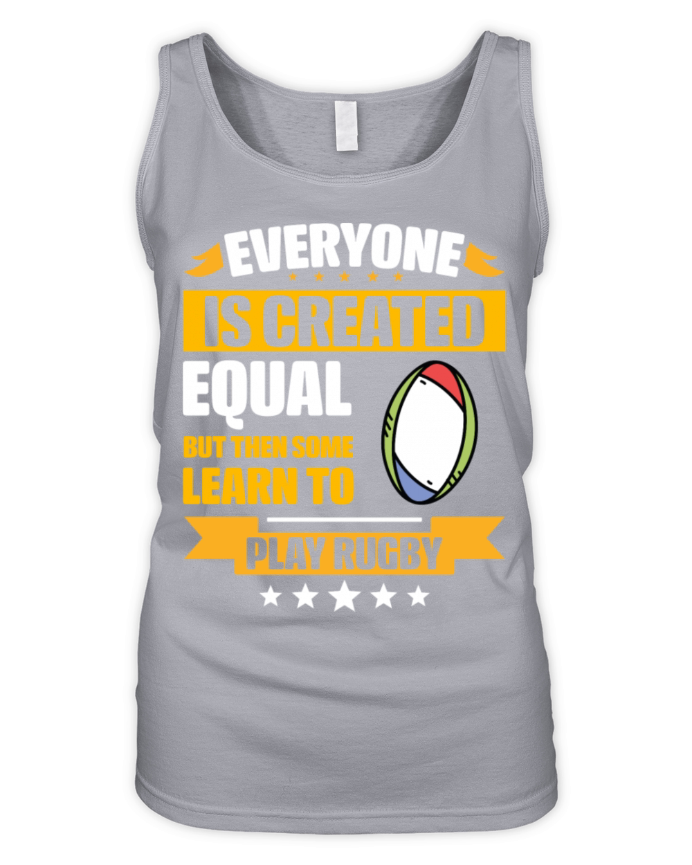 Some Learn To Play Rugby Funny Organic Women's Tank Top