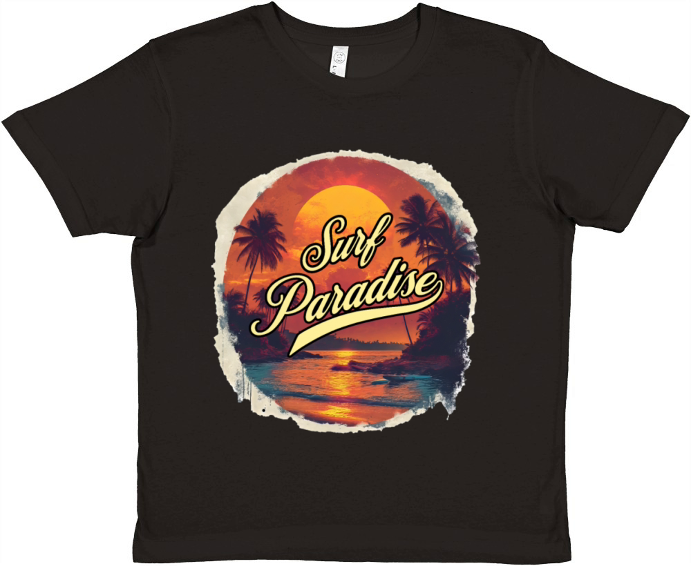 Surf Paradise Premium Kids Crewneck T-shirt