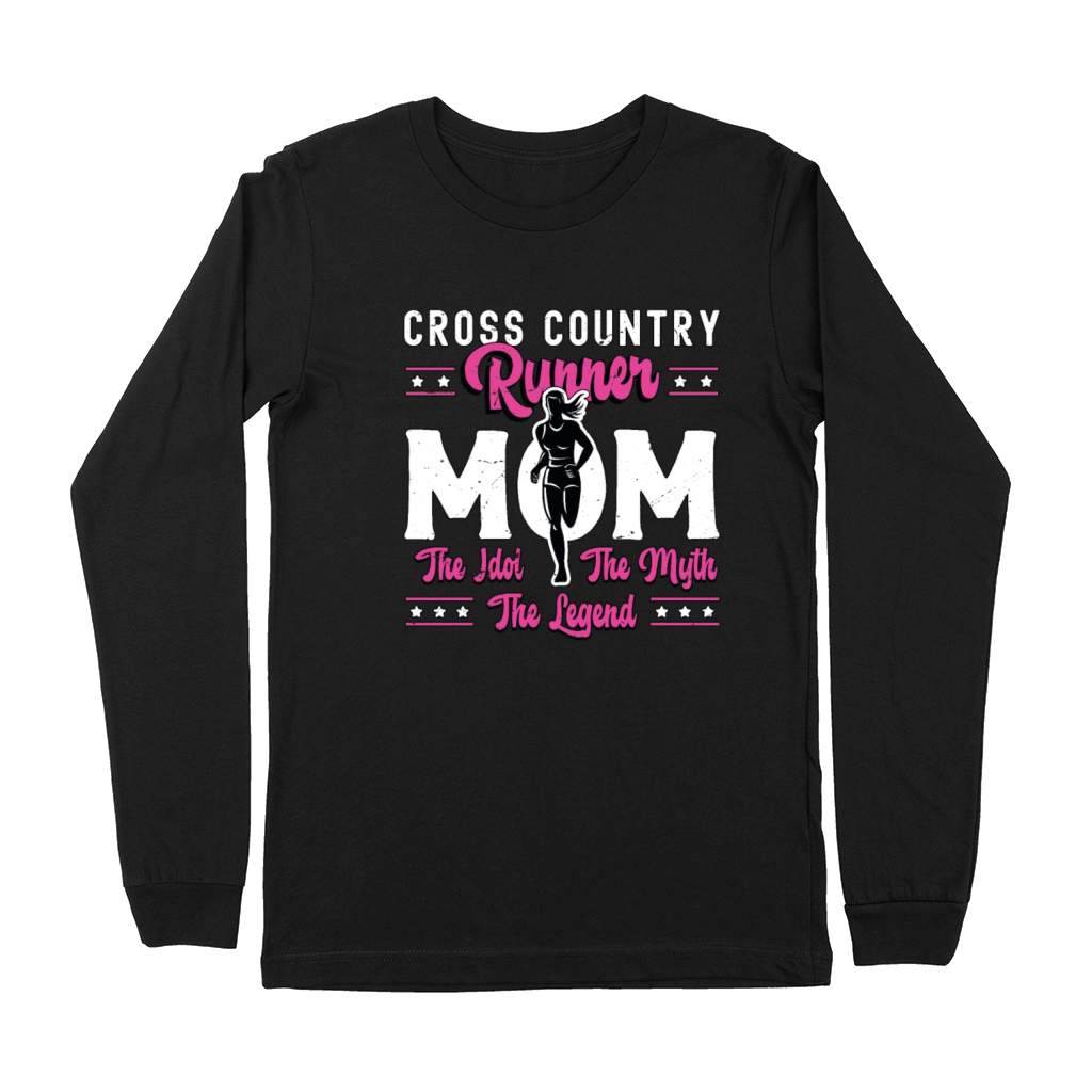 Cross Country Runner Mom The Idol Loves Running Premium Long Sleeve